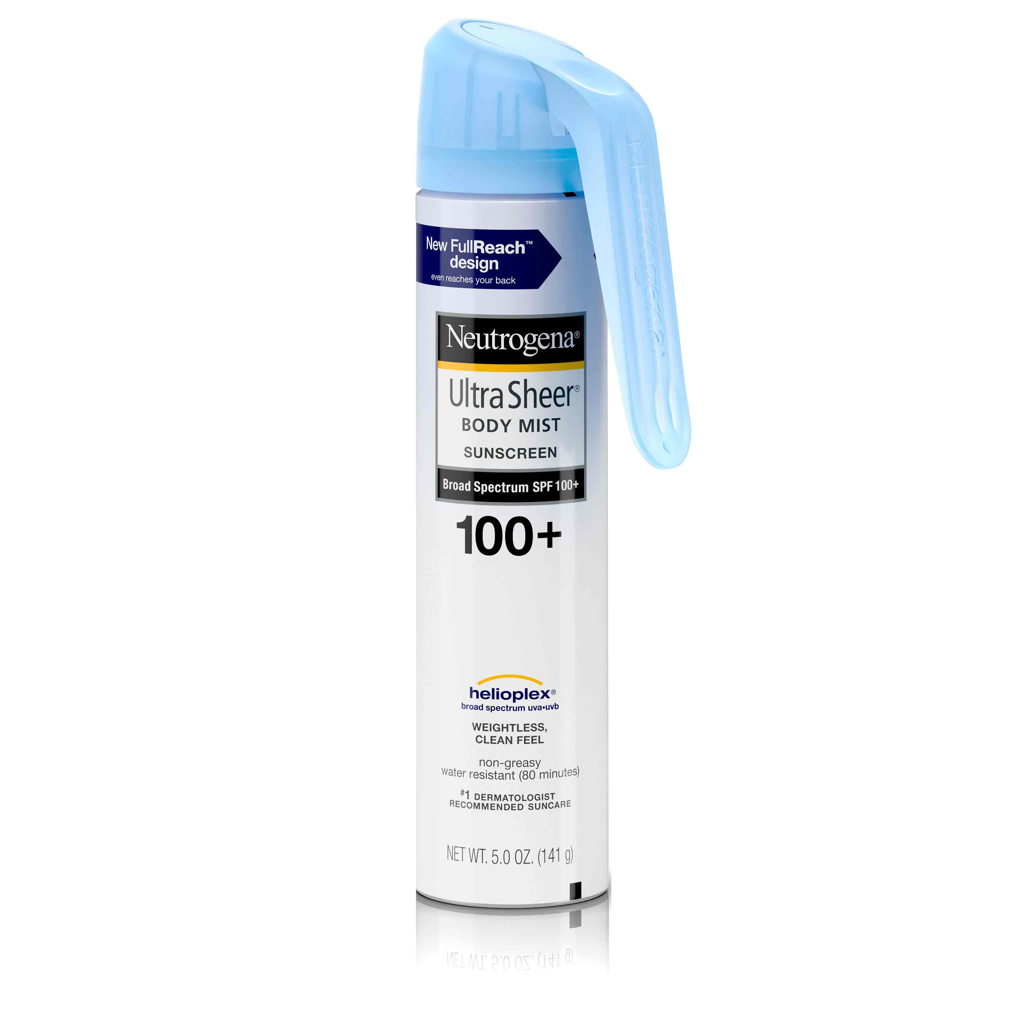 Neutrogena® Ultra Sheer® Body Mist Sunscreen Spray with Broad Spectrum SPF 100+