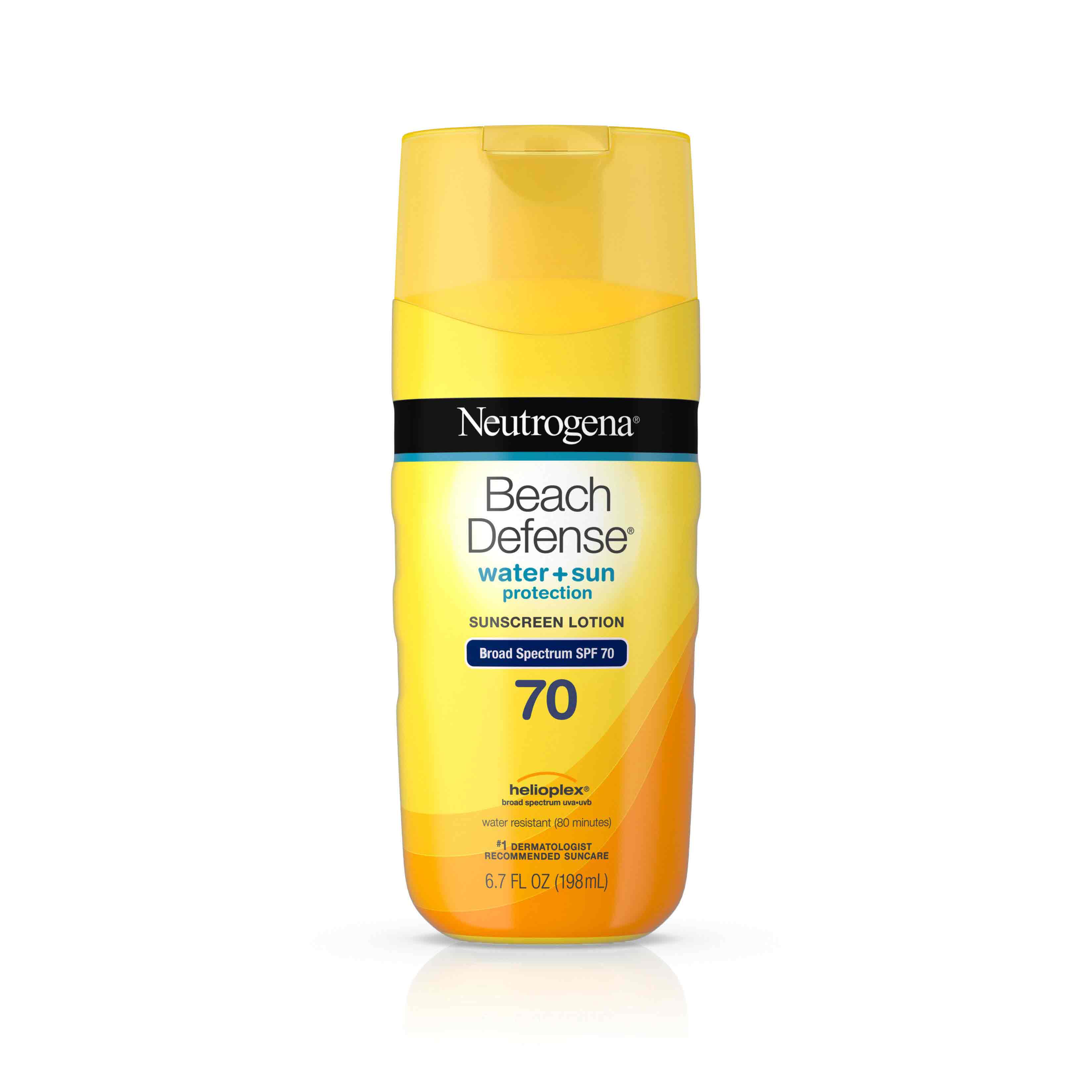 Beach Defense® Water + Sun Protection Sunscreen Lotion Broad Spectrum SPF 70